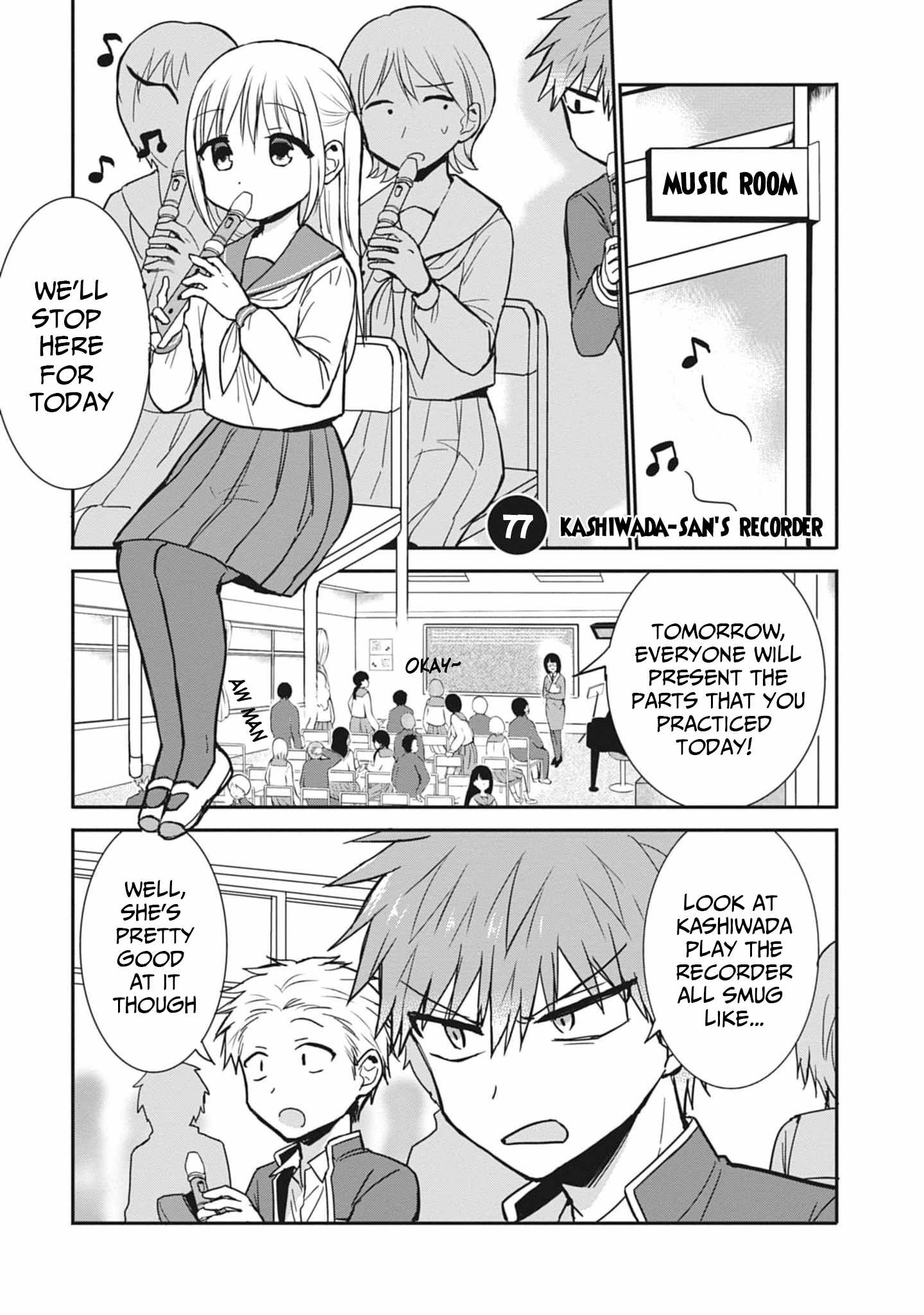 Expressionless Kashiwada-san and Emotional Oota-kun Chapter 77 1